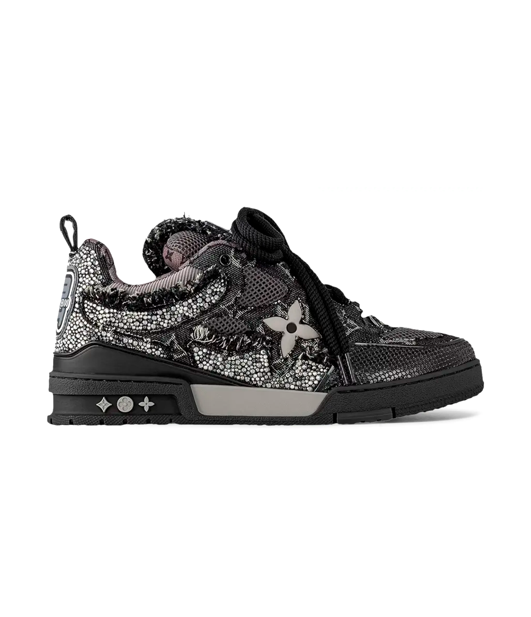 Louis Vuitton Skate Sneaker 'Black Swarovski Monogram'