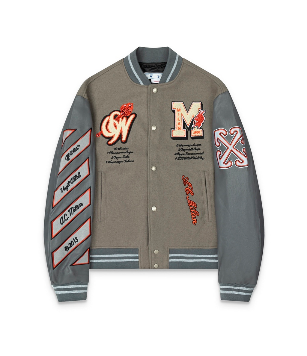 Off-White x AC Milan Varsity Jacket
