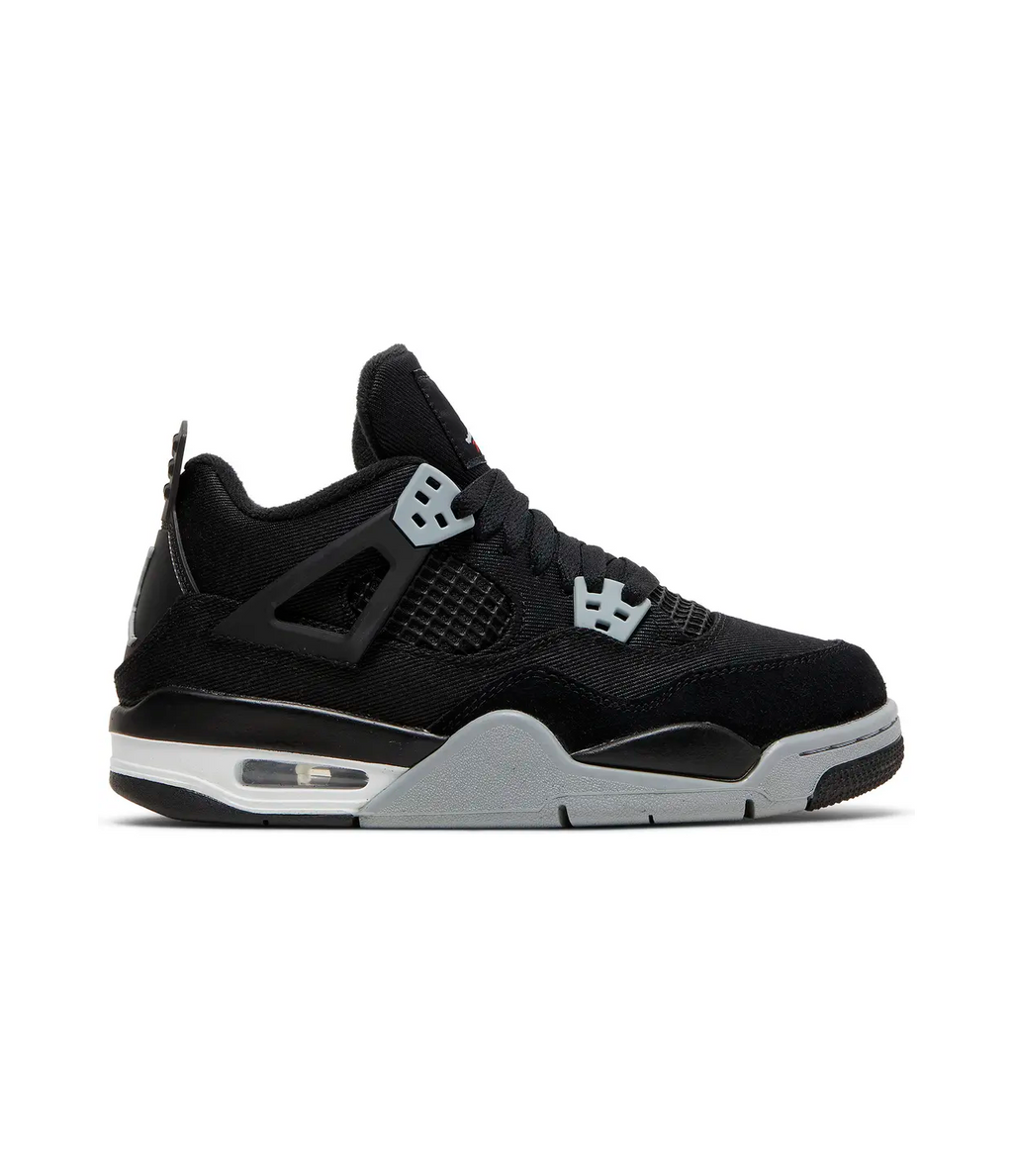 Air Jordan 4 Retro SE GS 'Black Canvas'