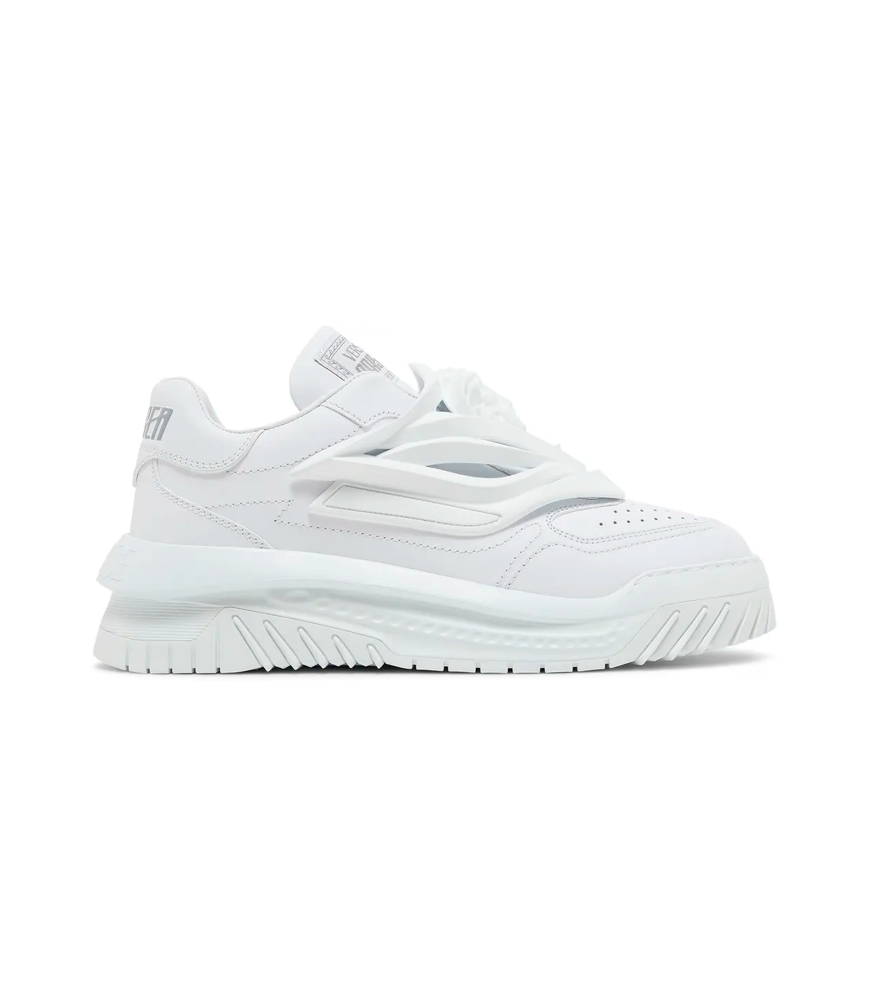 Versace Odissea Caged Rubber Medusa Sneaker 'Triple White'