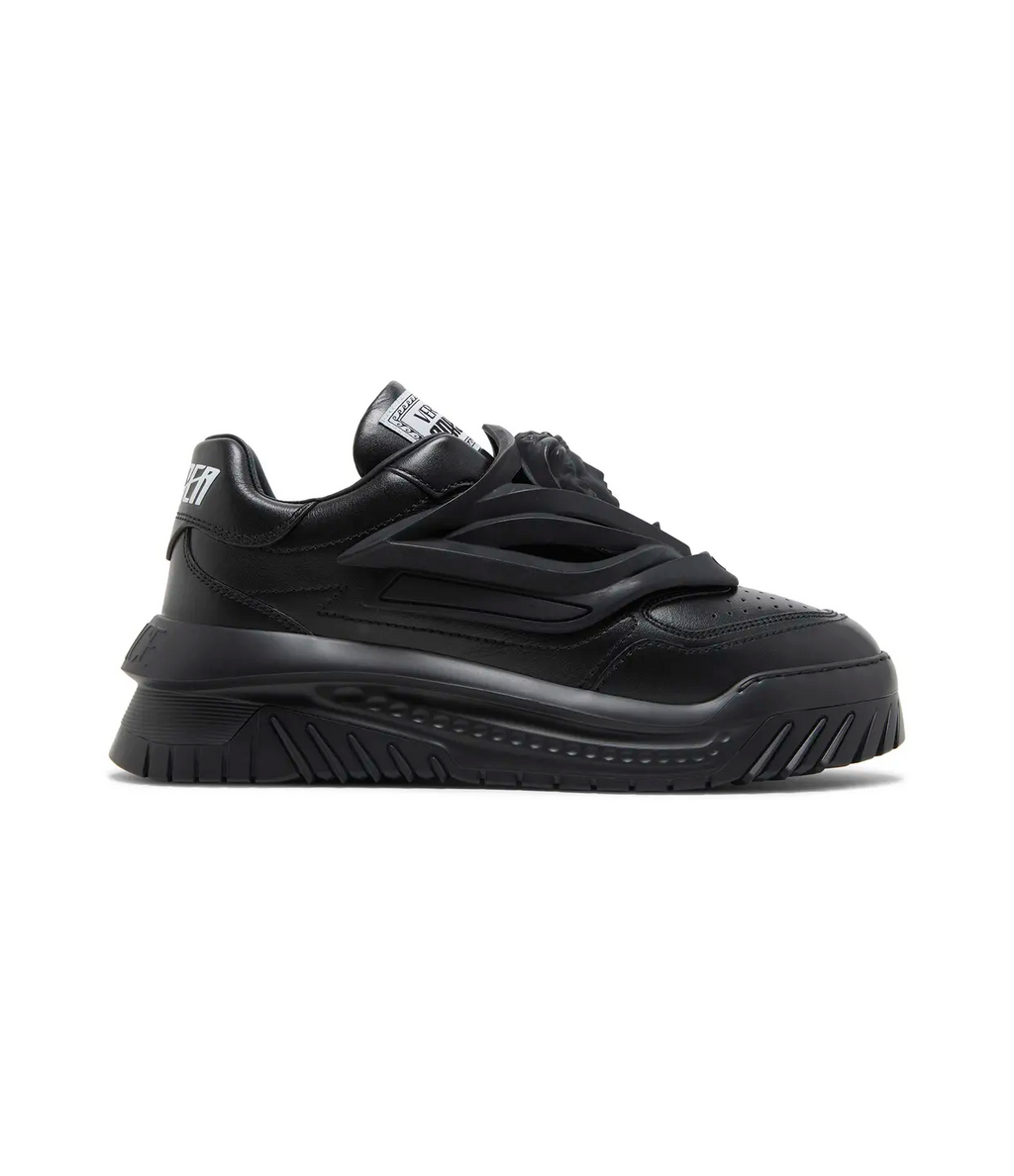 Versace Odissea Caged Rubber Medusa Sneaker 'Triple Black'