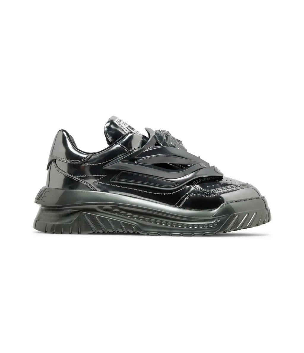 Versace Odissea Caged Rubber Medusa Sneaker 'Metallic Grey'