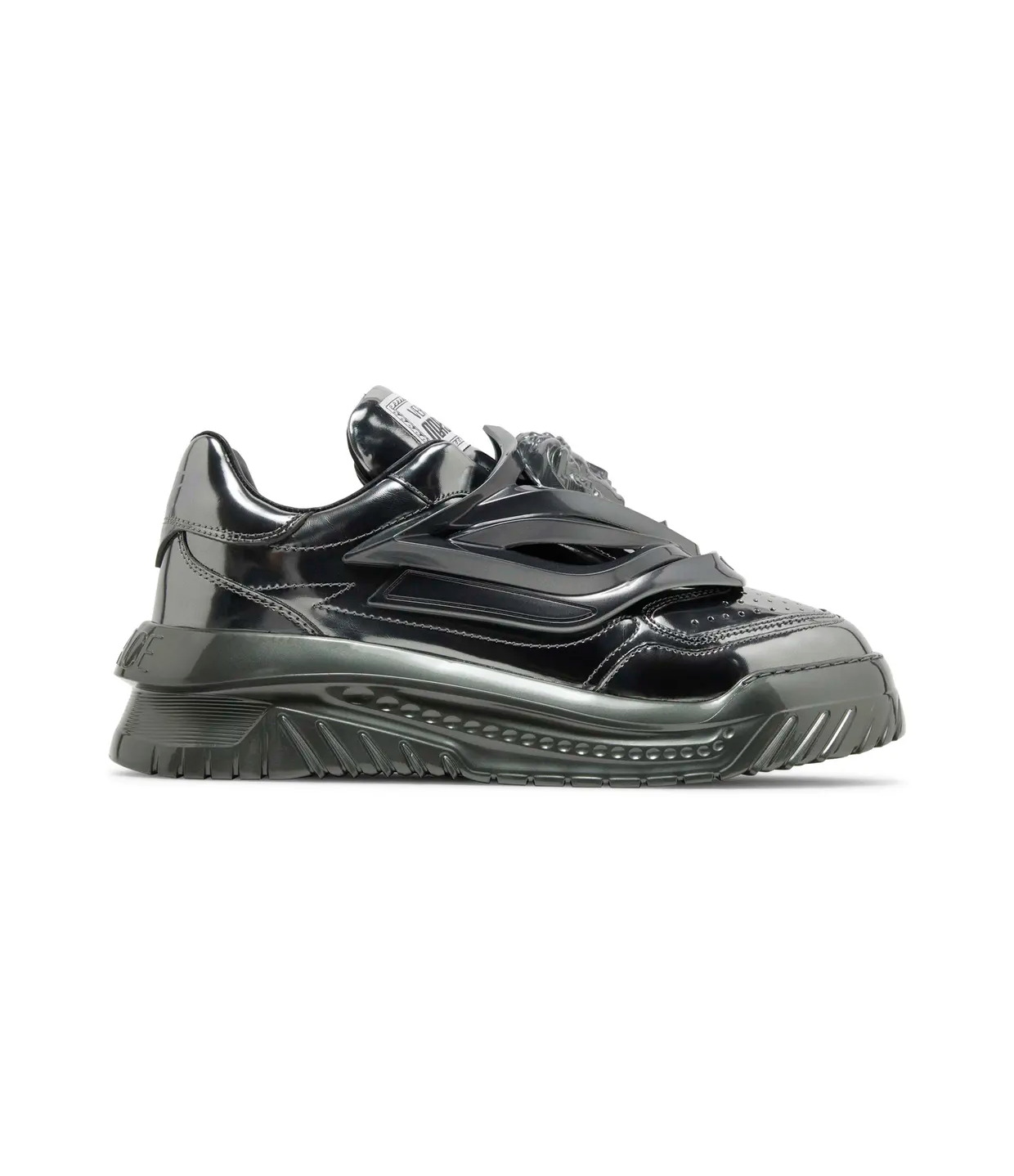 Versace Odissea Caged Rubber Medusa Sneaker 'Metallic Grey'
