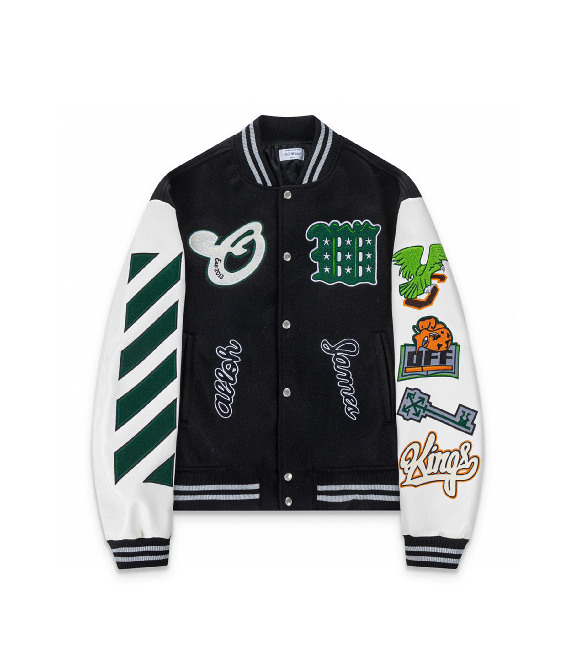 Lebron James Off White Varsity Jacket