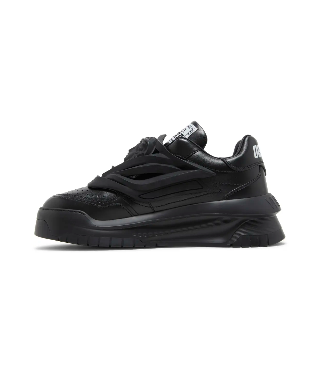Versace Odissea Caged Rubber Medusa Sneaker 'Triple Black'