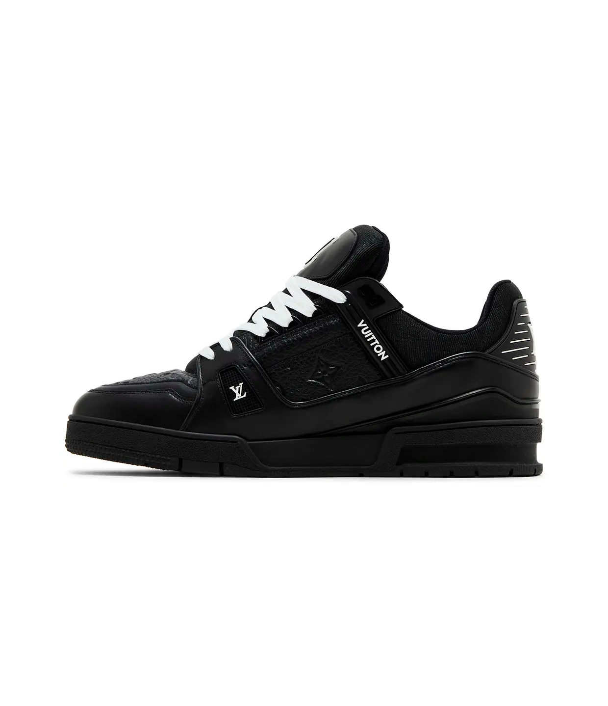 Louis Vuitton Trainer 'Embossed Monogram - Black'
