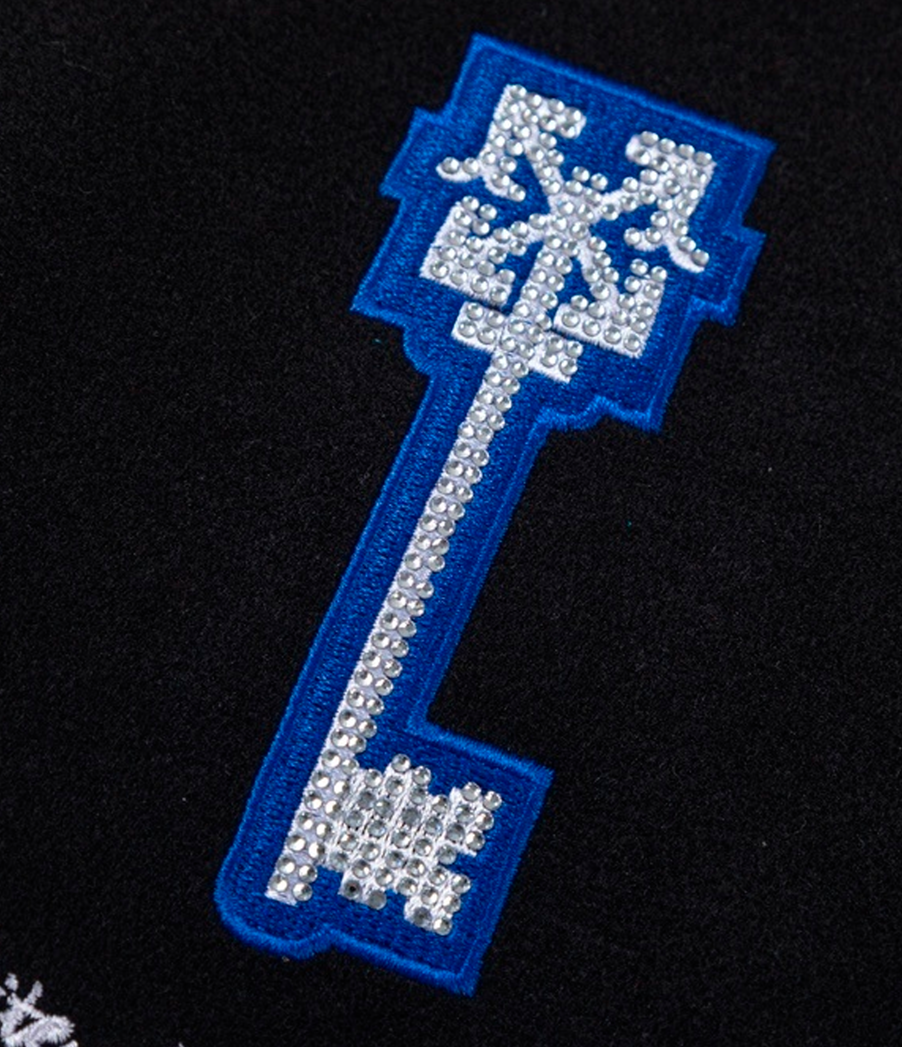 Off-White patch varsity jacket