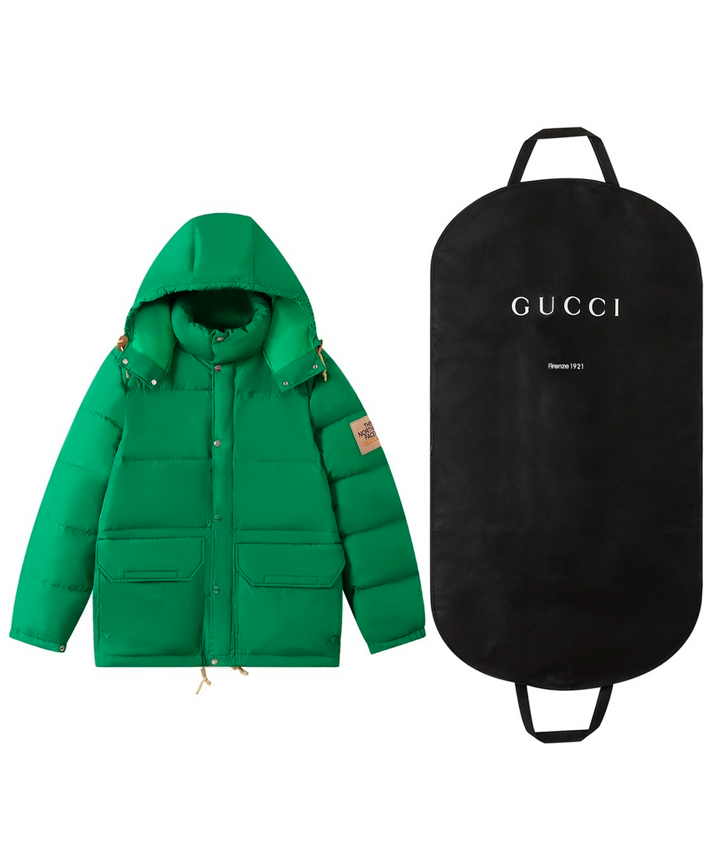 The North Face x Gucci Padded Jacket Green