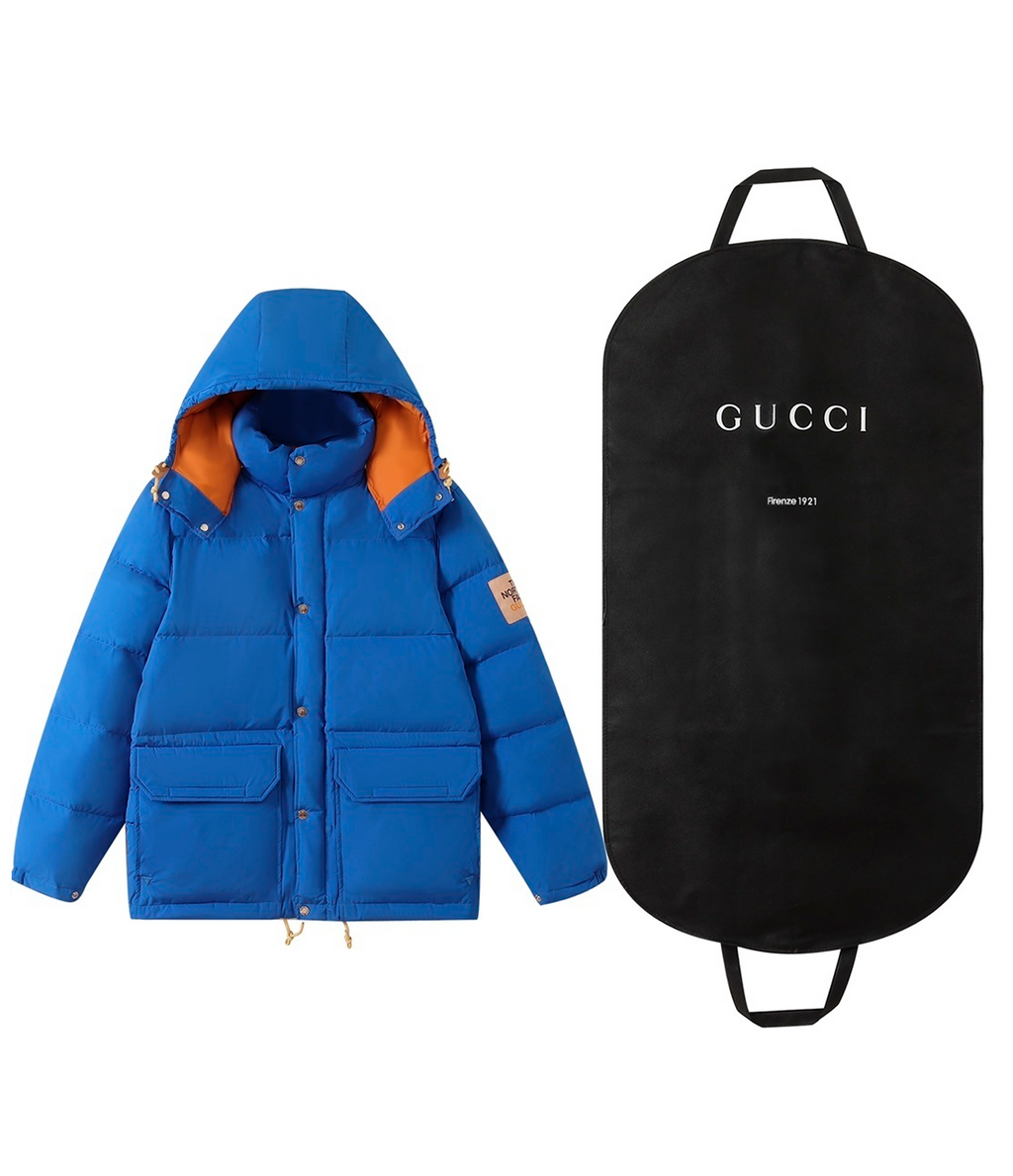 The North Face x Gucci Down Jacket Blue