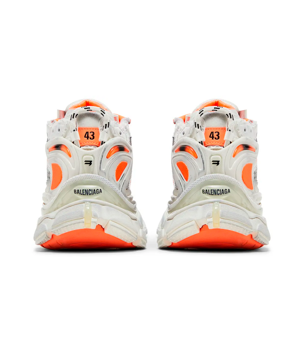 Balenciaga Runner Sneaker 'Eggshell Neon Orange'