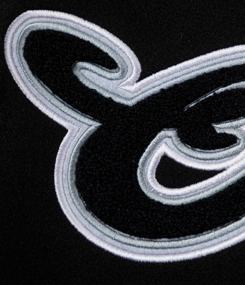 Off-White Lea Appliqué Varsity Jacket