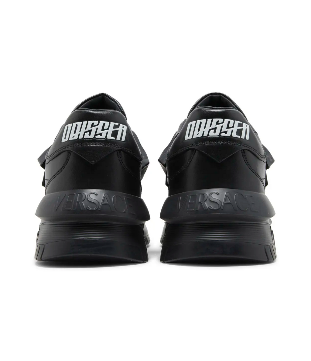 Versace Odissea Caged Rubber Medusa Sneaker 'Triple Black'