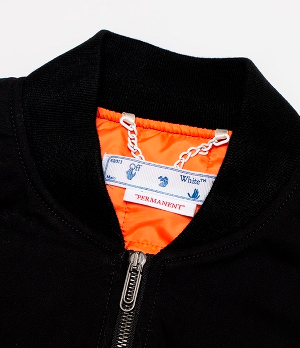 Off-White Diag Print Bomber Jacket