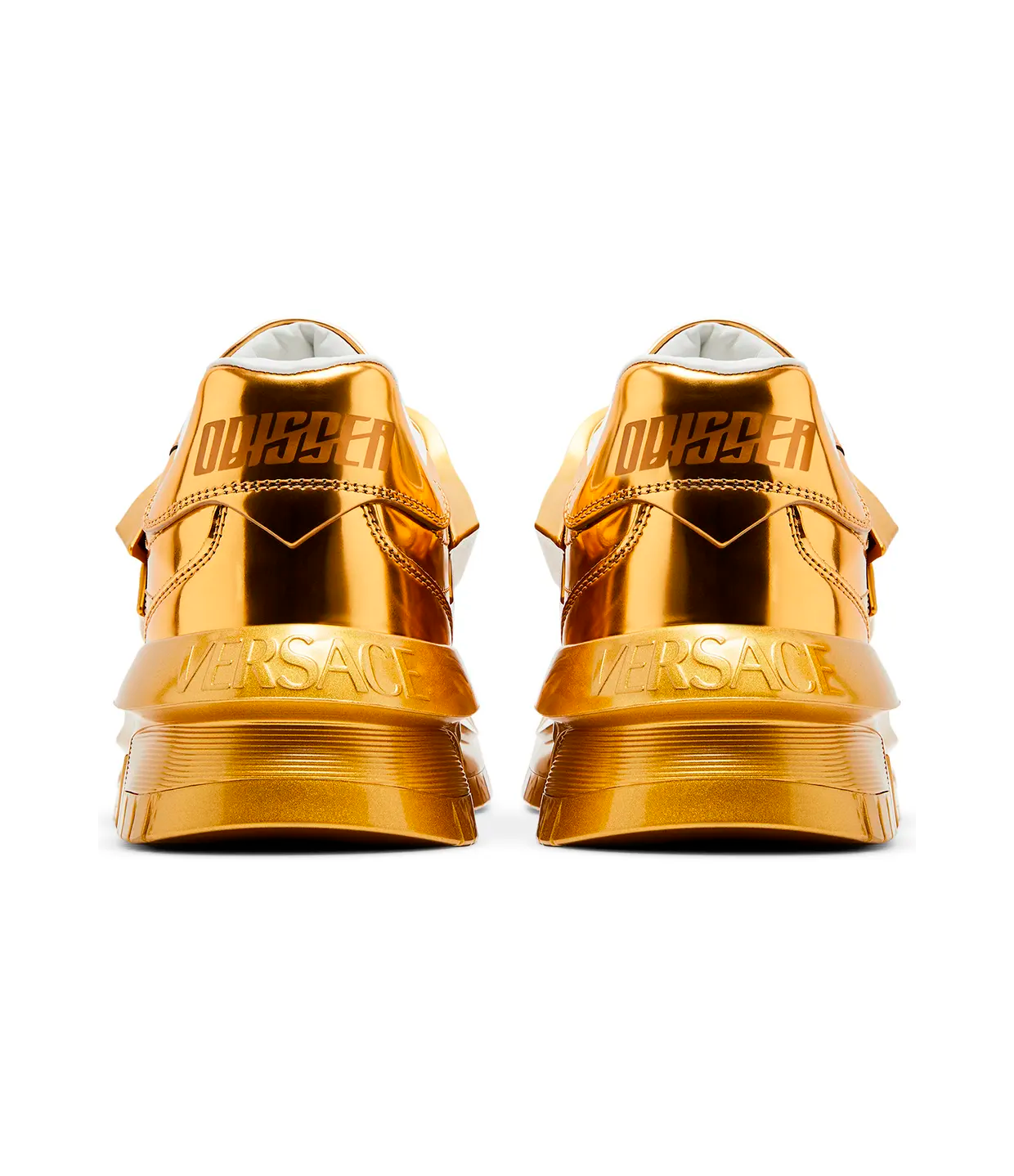 Versace Odissea Caged Rubber Medusa Sneaker 'Metallic Gold'