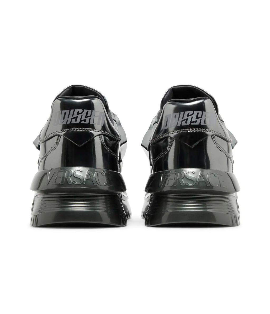 Versace Odissea Caged Rubber Medusa Sneaker 'Metallic Grey'