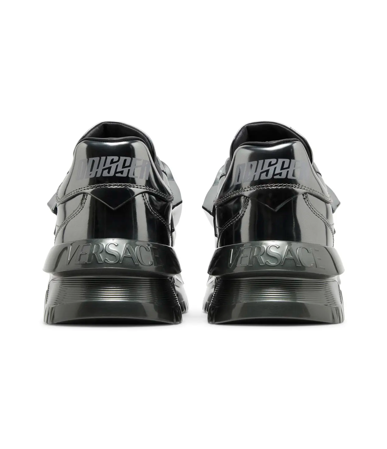 Versace Odissea Caged Rubber Medusa Sneaker 'Metallic Grey'