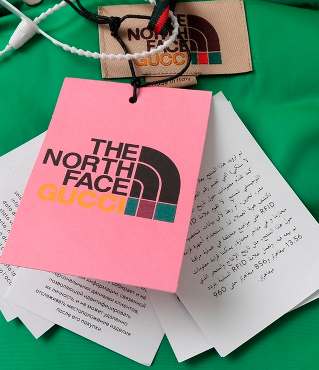 The North Face x Gucci Padded Jacket Green