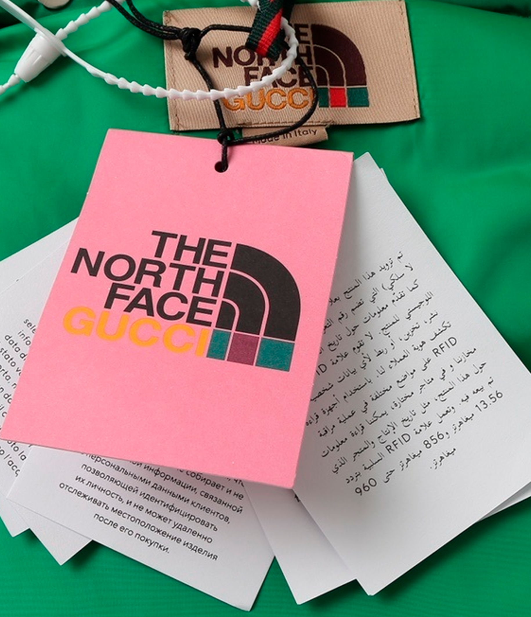 The North Face x Gucci Padded Jacket Green