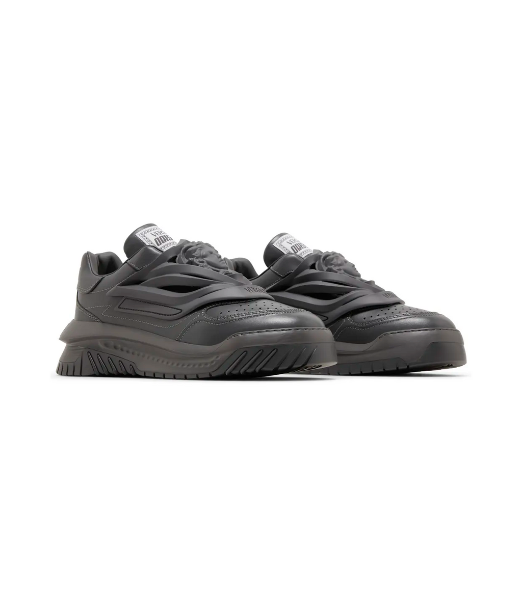 Versace Odissea Caged Rubber Medusa Sneaker 'Fossil Grey'