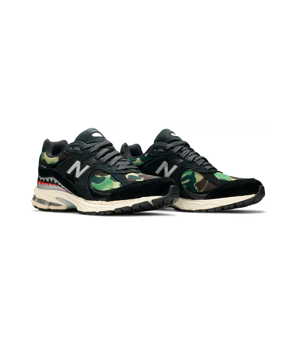 New Balance BAPE x 2002R 'Apes Together Strong - Black Camo'