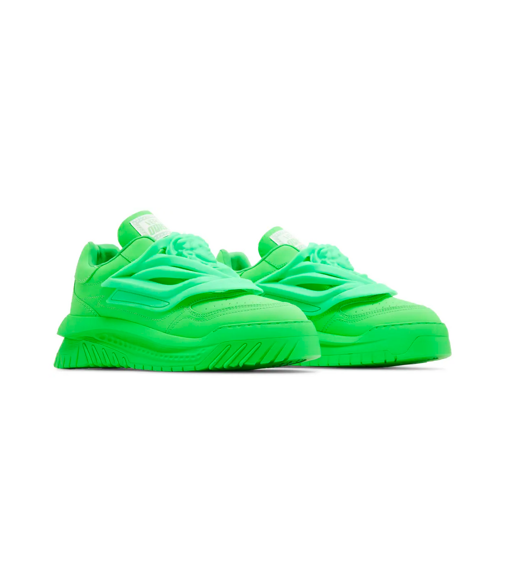 Versace Odissea Caged Rubber Medusa Sneaker 'Green'