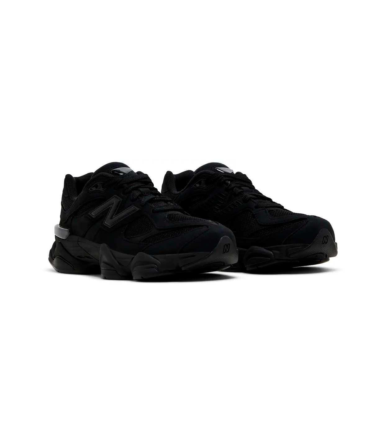 New Balance 9060 Big Kid 'Triple Black Suede'