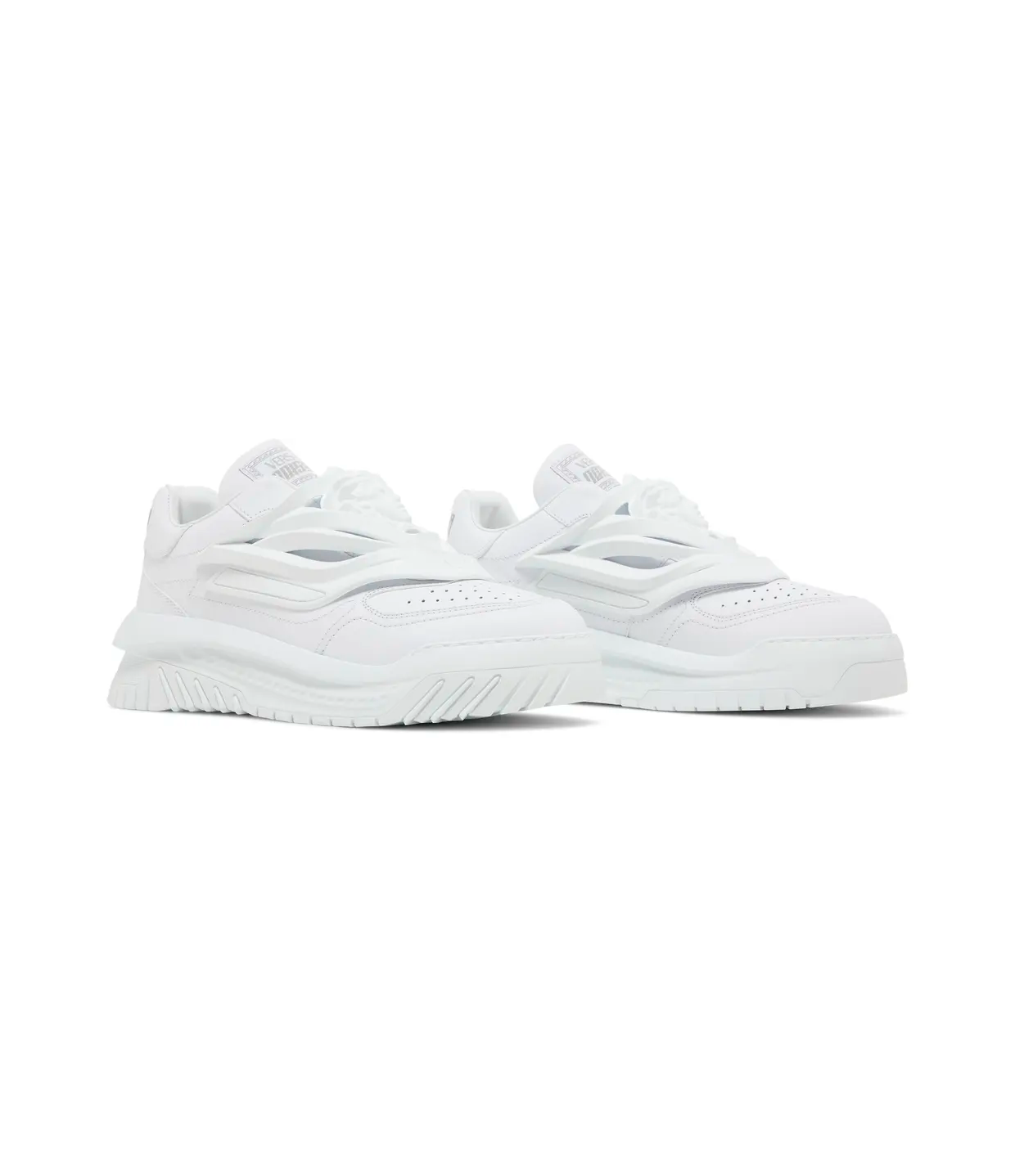 Versace Odissea Caged Rubber Medusa Sneaker 'Triple White'