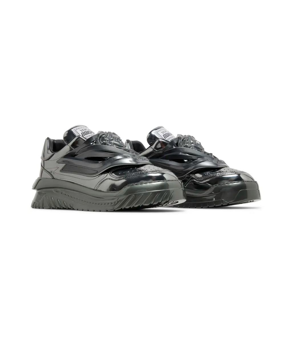 Versace Odissea Caged Rubber Medusa Sneaker 'Metallic Grey'